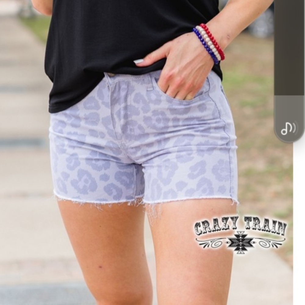 Crazy Train Leopard Shorts